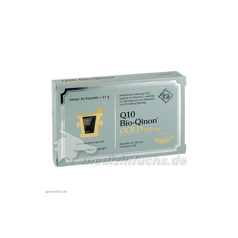 Q10 Bio-Qinon GOLD 100mg Pharma Nord, 30 ST – PZN 1541525