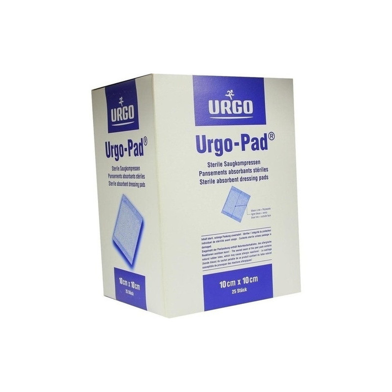 Urgo-Pad sterile Saugkompresse 10x10cm, 25 ST – PZN 1667338