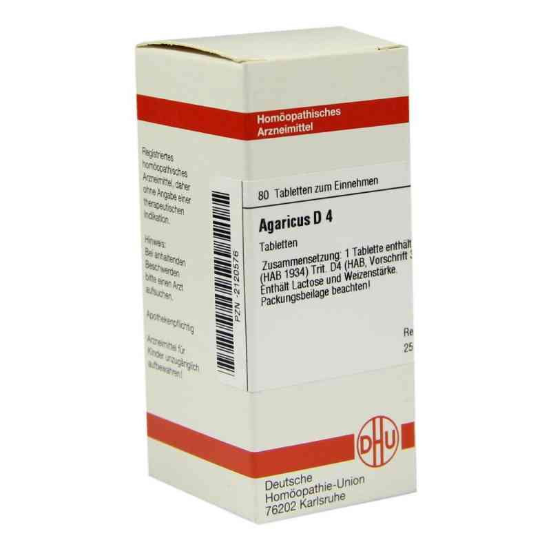 Agaricus D 4 Tabletten (80 stk) – PZN 2120576