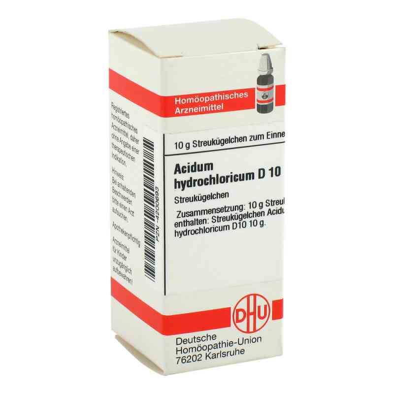 Acidum Hydrochloricum D 10 Globuli (10 g) – PZN 4200693