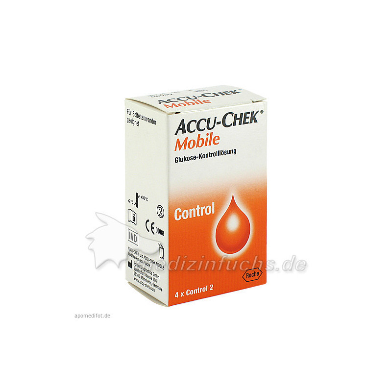 Accu-Chek Mobile Kontrolllösg 4Einmalapplikationen, 1X4 ST – PZN 7306914