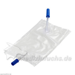 URIN BEINBEUTEL m.schräg.Schl.Ansatz, 500 ML – PZN 4796800