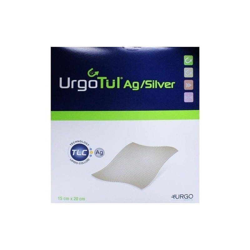 Urgotuel silver 15x20cm, 5 ST – PZN 4667362