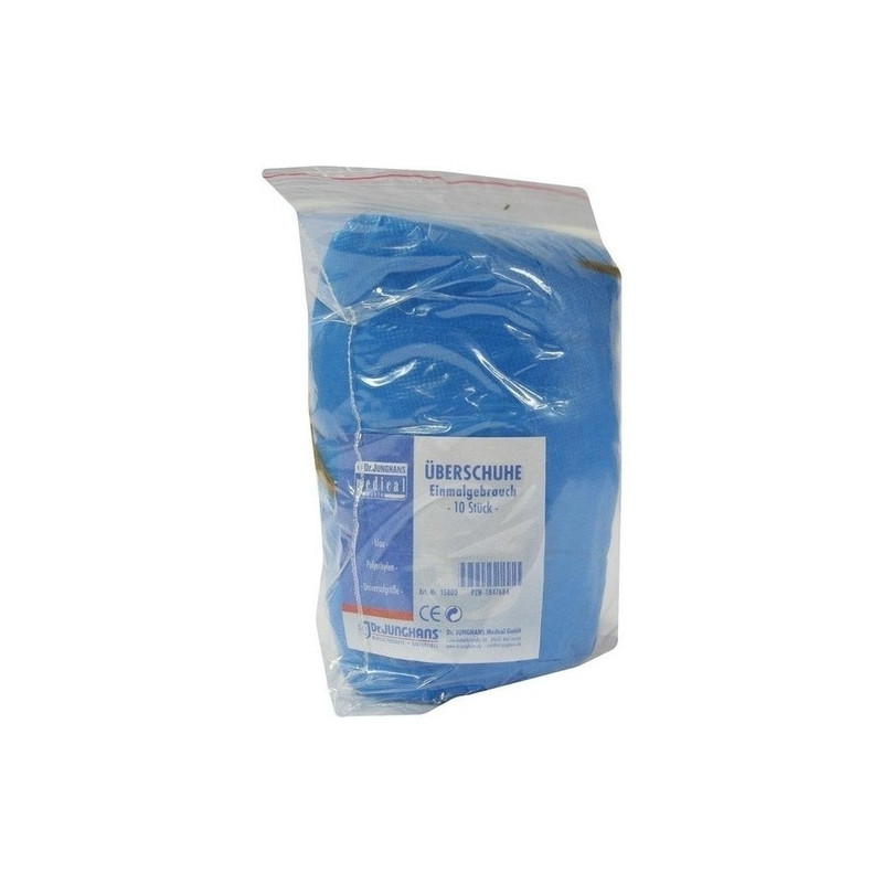 UEBERSCHUH EINMAL KUNSTSTOFF BLAU, 10 ST – PZN 1847684