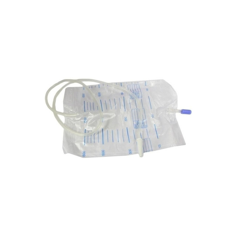 URINBEUTEL m. Ventil u. Abfluß, 1500 ML – PZN 7657832