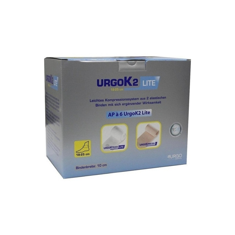 UrgoK2 Lite Kompr.Syst.10cm Knoechelumf.18-25cm, 6 ST – PZN 8464147