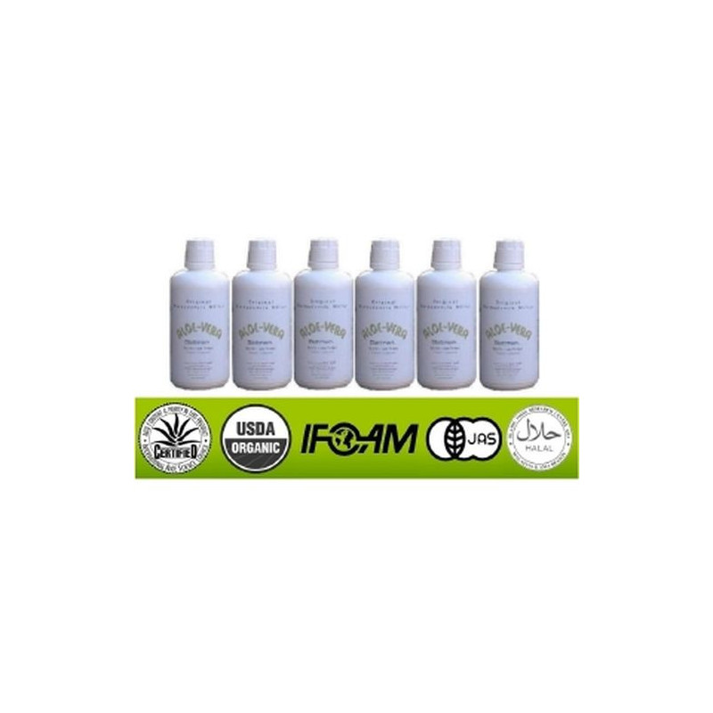 ALOE VERA SAFT naturtrüb aus Mexiko Direktimport, 6X1 L – PZN 6804886