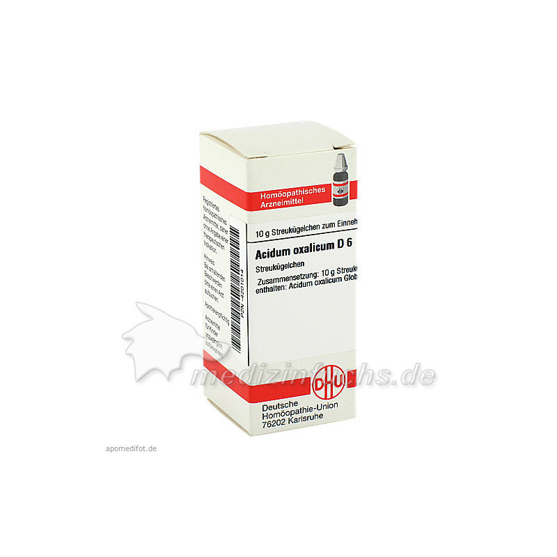ACIDUM OXALIC D 6, 10 G – PZN 4201014