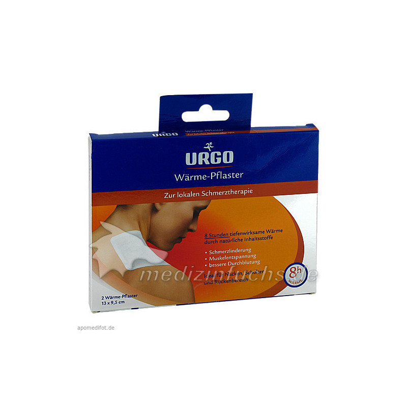Urgo Wärme-Pflaster 13x9.5cm, 2 ST – PZN 4903029