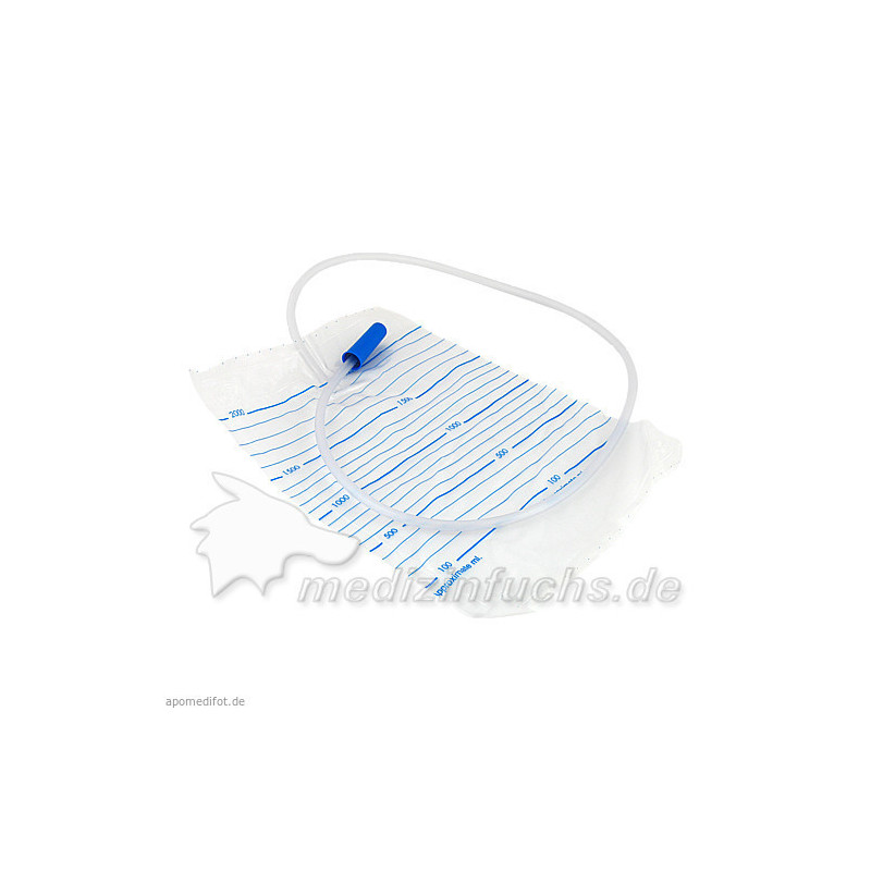 URINBEUTEL steril m.Schlauch 90 cm, 2000 ML – PZN 2733250