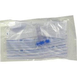 Urinbeutel 2l mit 90cm Schlauch steril, 1 ST – PZN 1804924