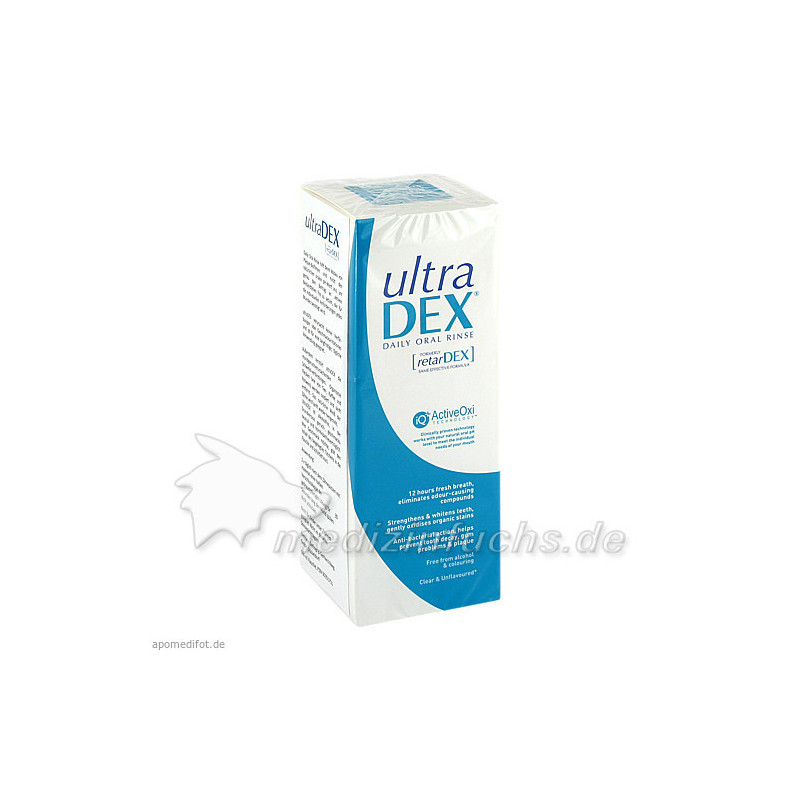 UltraDEX Mundspülung antibakt.homöopathieverträgl, 500 ML – PZN 351751