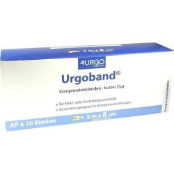 URGOBAND KURZZUGBINDE 5MX8CM OHNE CELLOPHAN, 10 ST – PZN 4997220