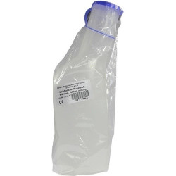 Urinflasche Kst. Männer m.Verschluß 1000ml milchig, 1 ST – PZN 2771351
