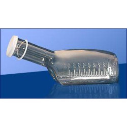 Urinflasche PC klar sterilis. 1 Ltr. m. Deckel, 1 ST – PZN 9063551