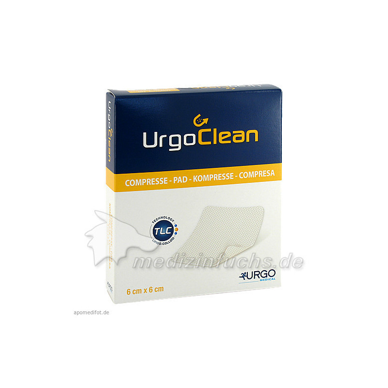 UrgoClean Kompresse 6x6cm, 10 ST – PZN 8456260