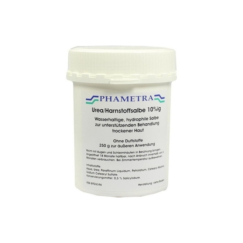 UREA/Harnstoffsalbe 10%ig, 250 G – PZN 8926346