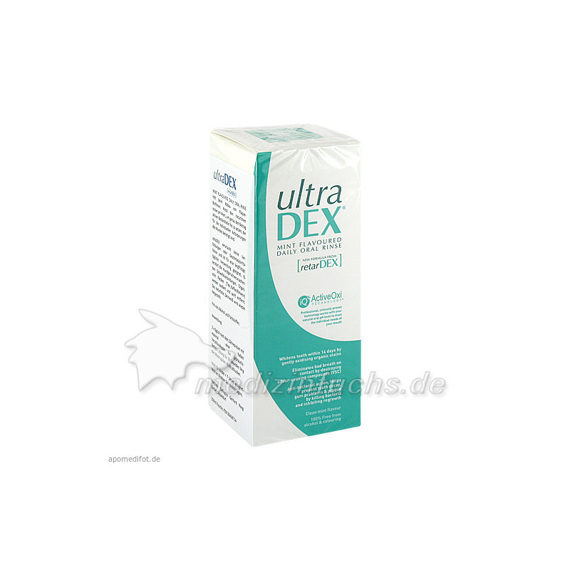 UltraDEX Mundspülung Mint antibakt.Stab.Chlorind, 250 ML – PZN 468714