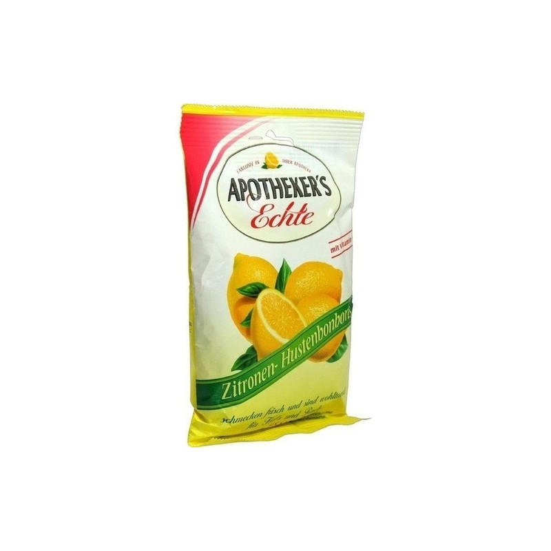 Apotheker's Echte Zitrone Hustenbonbons, 65 G – PZN 356671