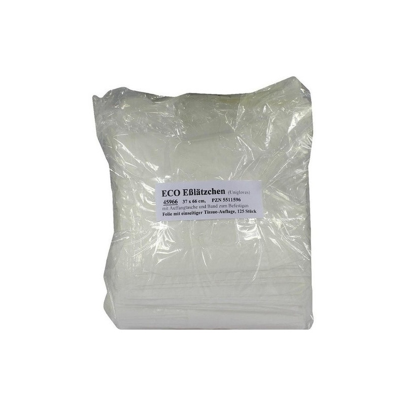 Unigloves Eco Esslätzchen, 125 ST – PZN 5511596