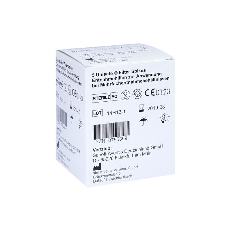 Unisafe Filter Spikes für Clexane, 5 ST – PZN 755359