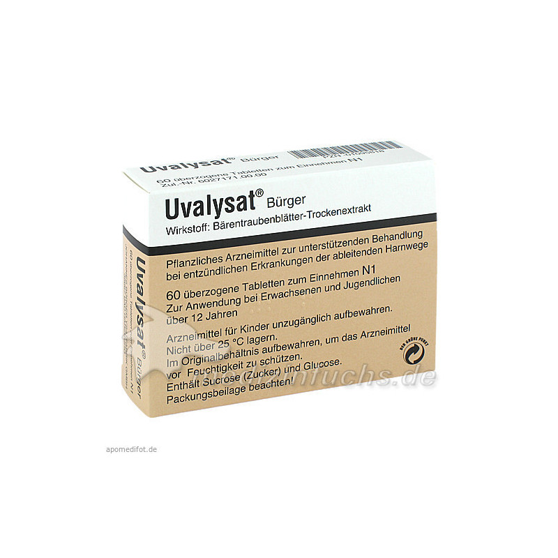 Uvalysat Bürger, 60 ST – PZN 1095818