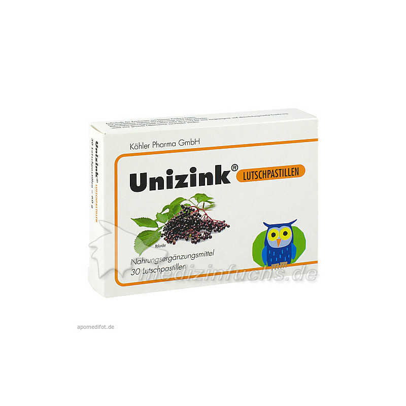 Unizink Lutschpastillen, 30 ST – PZN 4712418