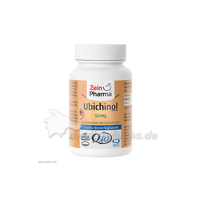 Ubichinol CoQ-10 Kapseln 50mg, 60 ST – PZN 9102038