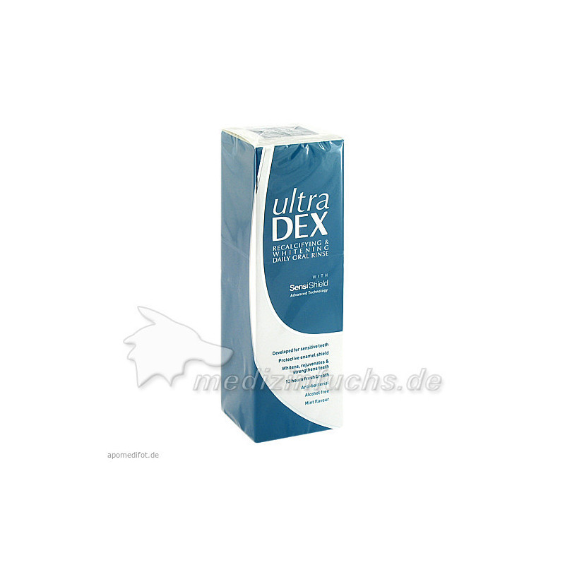 UltraDEX Mundspülung Recalcifying & Whitening, 250 ML – PZN 10965738