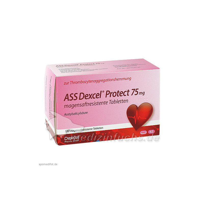 ASS Dexcel Protect 75mg, 100 ST – PZN 9372849