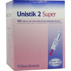 Unistik 2 Super Lanzetten, 100 ST – PZN 2242434