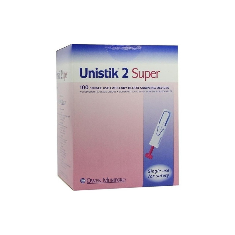 Unistik 2 Super Lanzetten, 100 ST – PZN 2242434