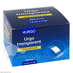 URGO TRANSPARENT INJEKTIONSPFLASTER 1.2X4cm, 850 ST – PZN 8447769