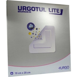 UrgoTül Lite Border 10x20cm, 5 ST – PZN 7750342