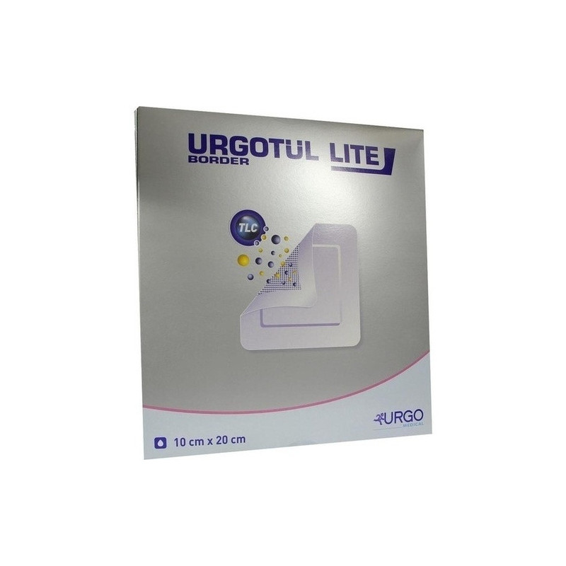 UrgoTül Lite Border 10x20cm, 5 ST – PZN 7750342