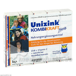 Unizink Kombikraft, 5X25 ML – PZN 46723