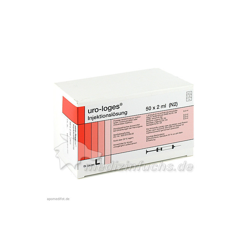 uro-loges Injektionslösung, 50X2 ML – PZN 3023941