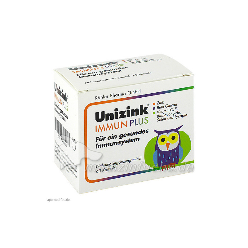 Unizink Immun Plus, 1X60 ST – PZN 5489336