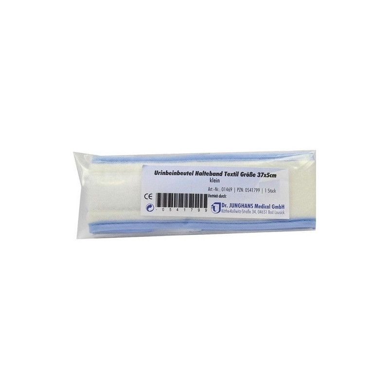 URIN-BEINBTL. HALTEBAND Textil 37cm klein, 1 ST – PZN 541799