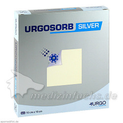 Urgosorb Silver 10x10cm, 10 ST – PZN 3120087
