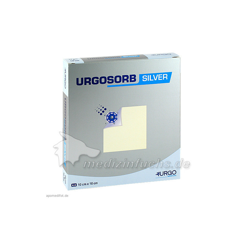 Urgosorb Silver 10x10cm, 10 ST – PZN 3120087