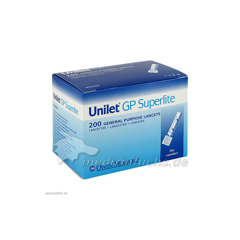 UNILET GP Superlite Lanzetten, 200 ST – PZN 4265505