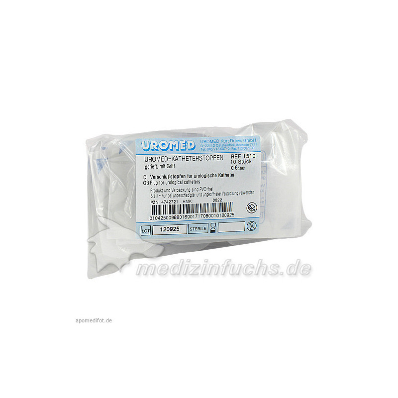 UROMED KATHETERSTOPFen 1510, 10 ST – PZN 4742721
