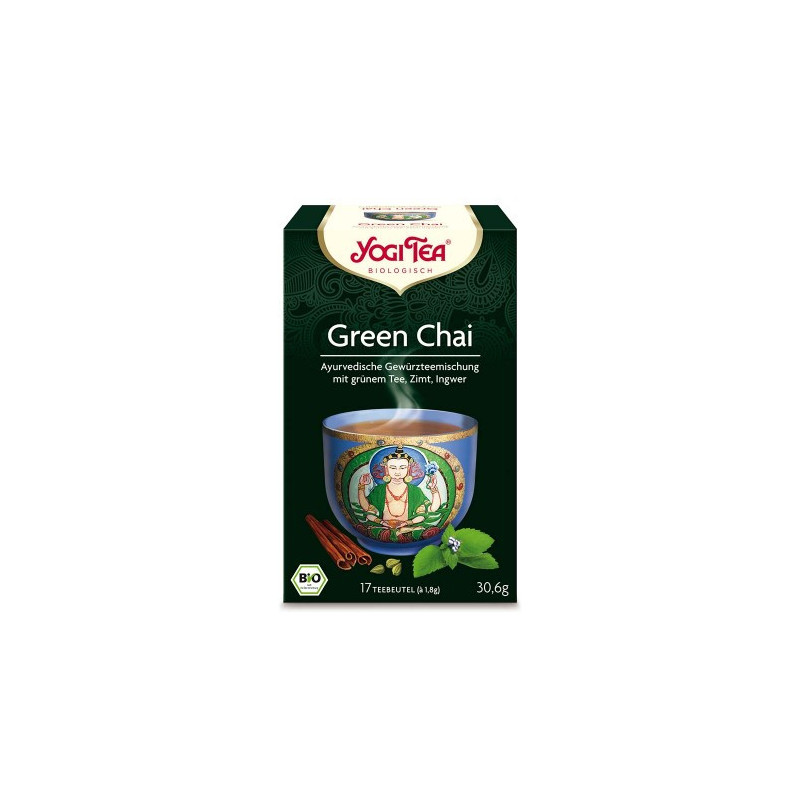 YOGI TEA Green Chai Bio Filterbeutel, 17X1.8 G – PZN 9687719