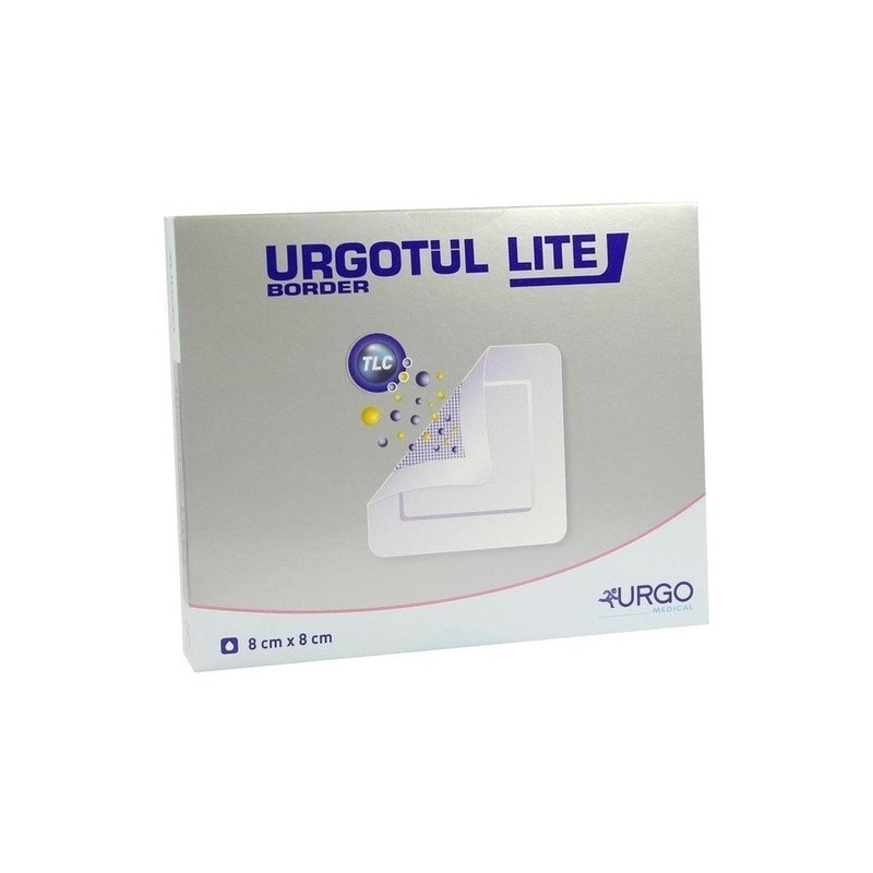 UrgoTül Lite Border 8x8cm, 10 ST – PZN 7750307