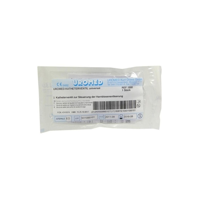 UROMED Katheter-Ventil Universal 1500, 1 ST – PZN 4741874