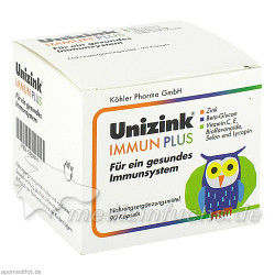 Unizink Immun Plus, 1X90 ST – PZN 5489514