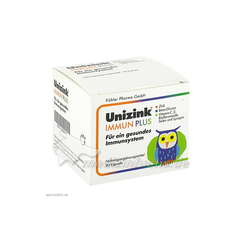 Unizink Immun Plus, 1X90 ST – PZN 5489514