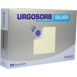 Urgosorb Silver 5x5cm, 10 ST – PZN 3120093