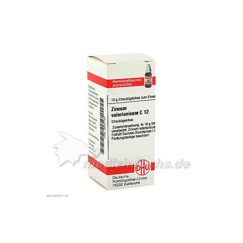 ZINCUM VALERIANICUM C 12 Globuli, 10 G – PZN 2192